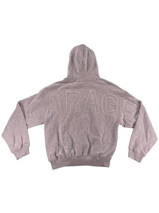 Garage Tops - Garage Ultra Fleece Hoodie Cute Embroidered Spring Grey Women's Size XXS/XS NEW
